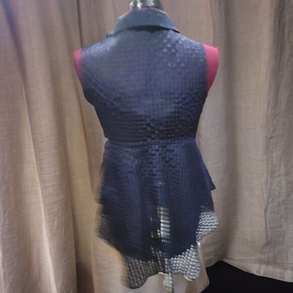 Cupio Navy Blue Fit and Flare Sz Small - Picture 2 of 3